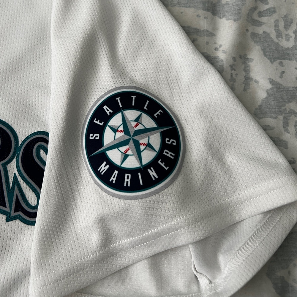 Nike 2024 Seattle Mariners White Jersey size Medium 100% authentic - Picture 5 of 7
